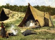 Indian_Camp Albert Bierstadt